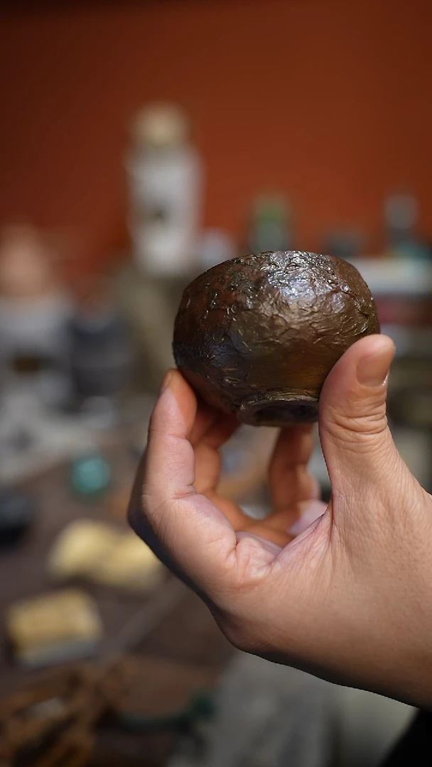 【闪购商品】原创手作慢手陶主人杯