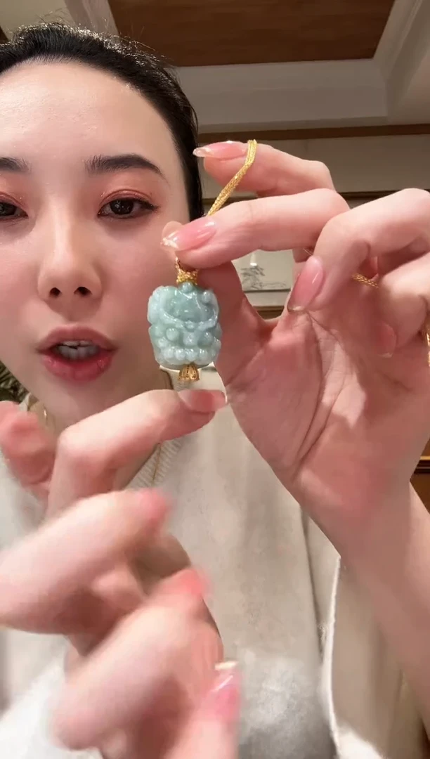 【闪购商品】翡翠颈饰银S925镶嵌国风