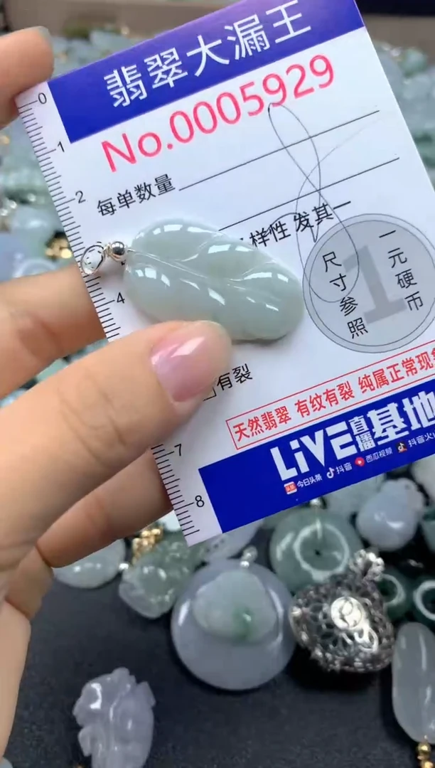翡翠未镶嵌吊坠(不含链)5929