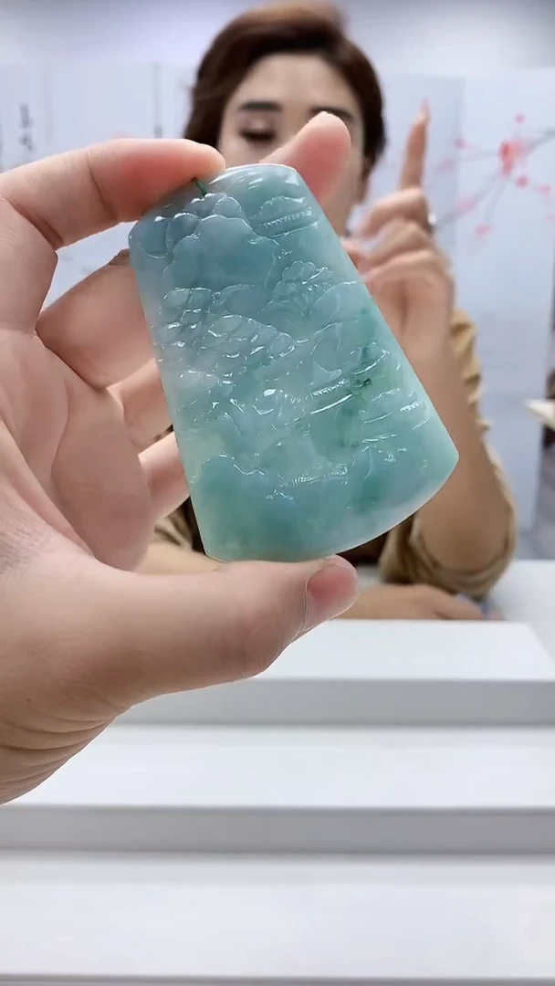 定制翡翠未镶嵌4829bb-毛货挂件51