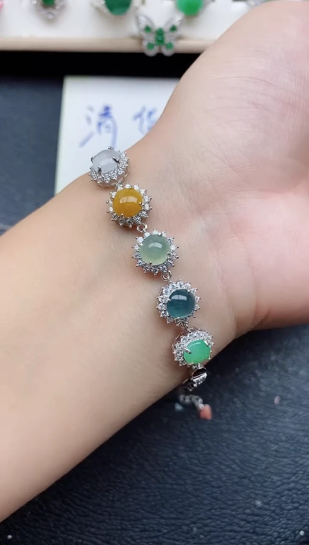 【闪购商品】翡翠戒指银S925镶嵌11111