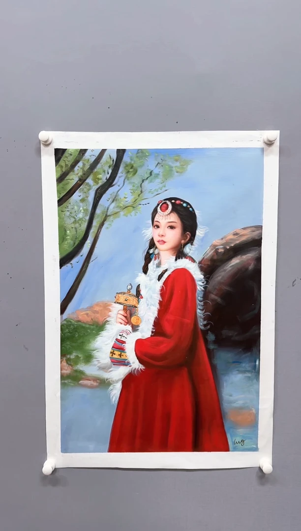 油画油画1油画作品一幅