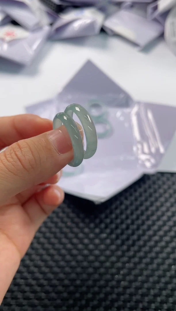 未镶嵌戒指翡翠7（多样性发一件）19+