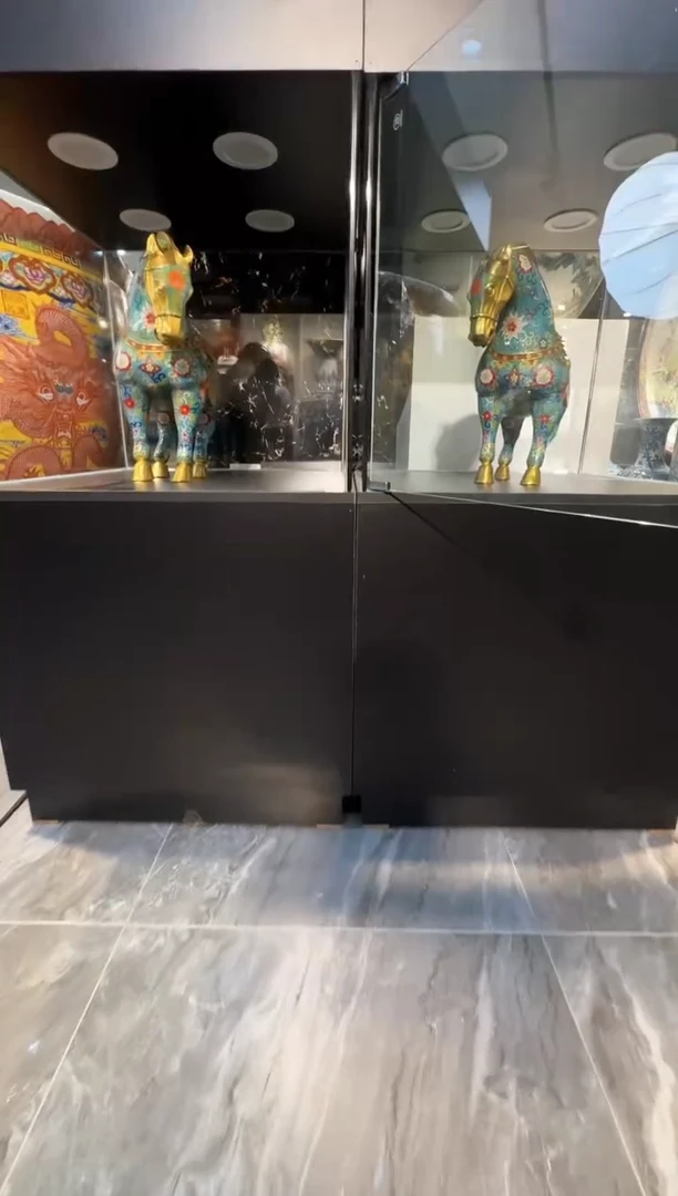 A20景泰蓝马一对