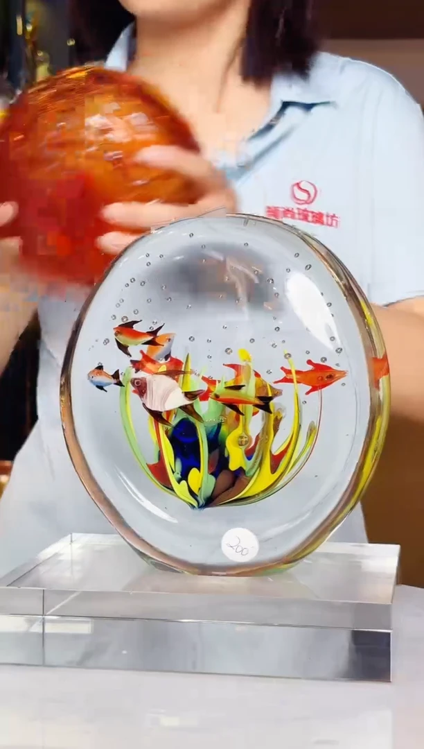 琉璃手工艺品琉璃摆件 家居摆件