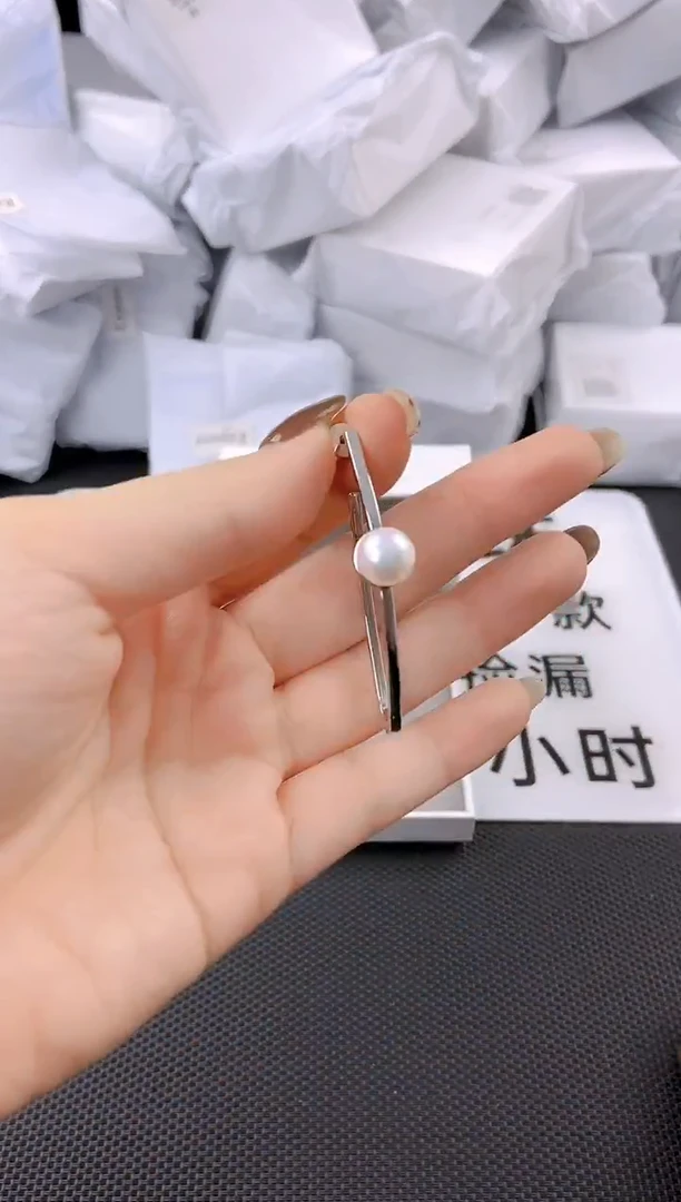 未镶嵌耳饰淡水珍珠ed1064