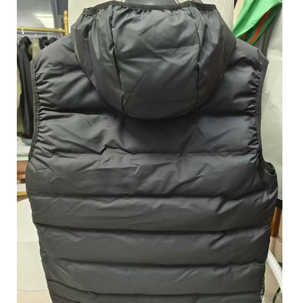 90YY马甲男短款连帽休闲男款背心外穿马夹轻薄外套加厚保暖