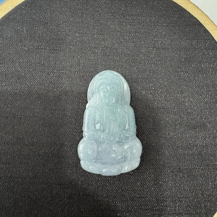 翡翠危观音吊坠 拍一个发一个-穿绳706197