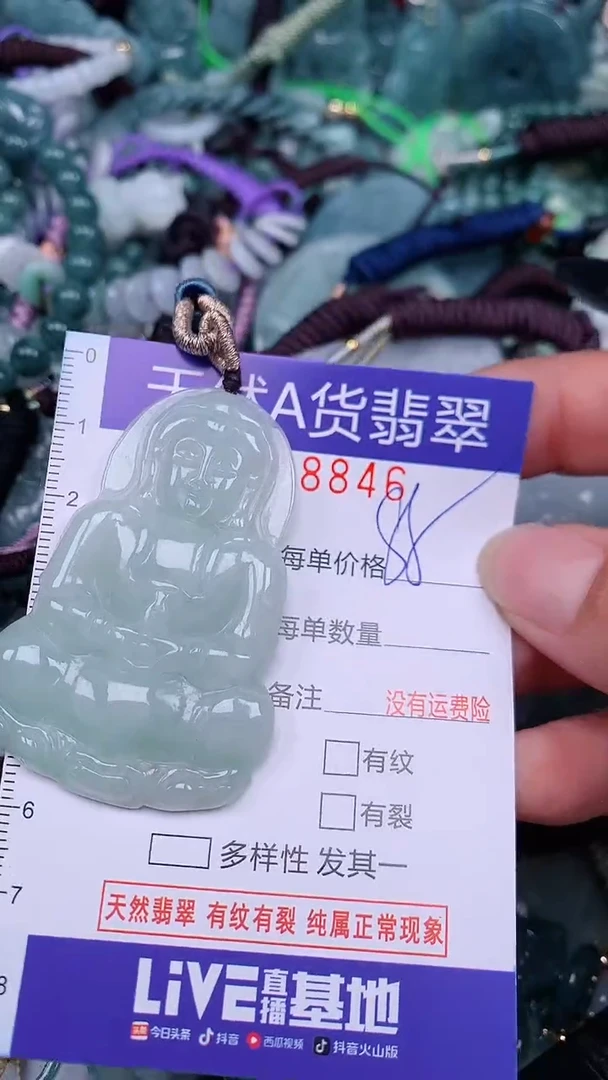 翡翠未镶嵌颈饰...0008846