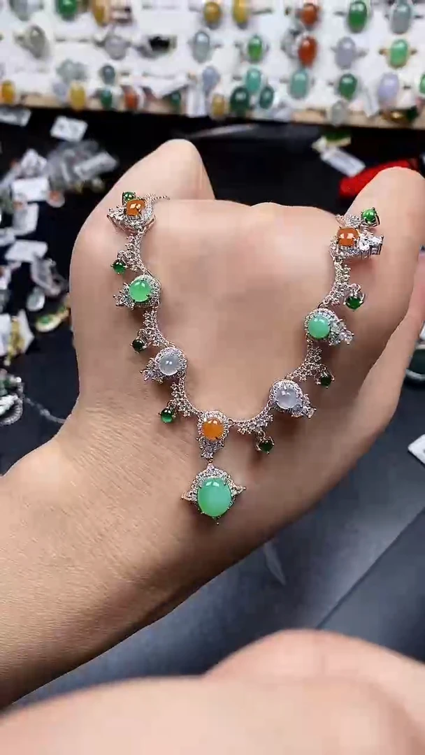 银S925镶嵌戒指翡翠1060