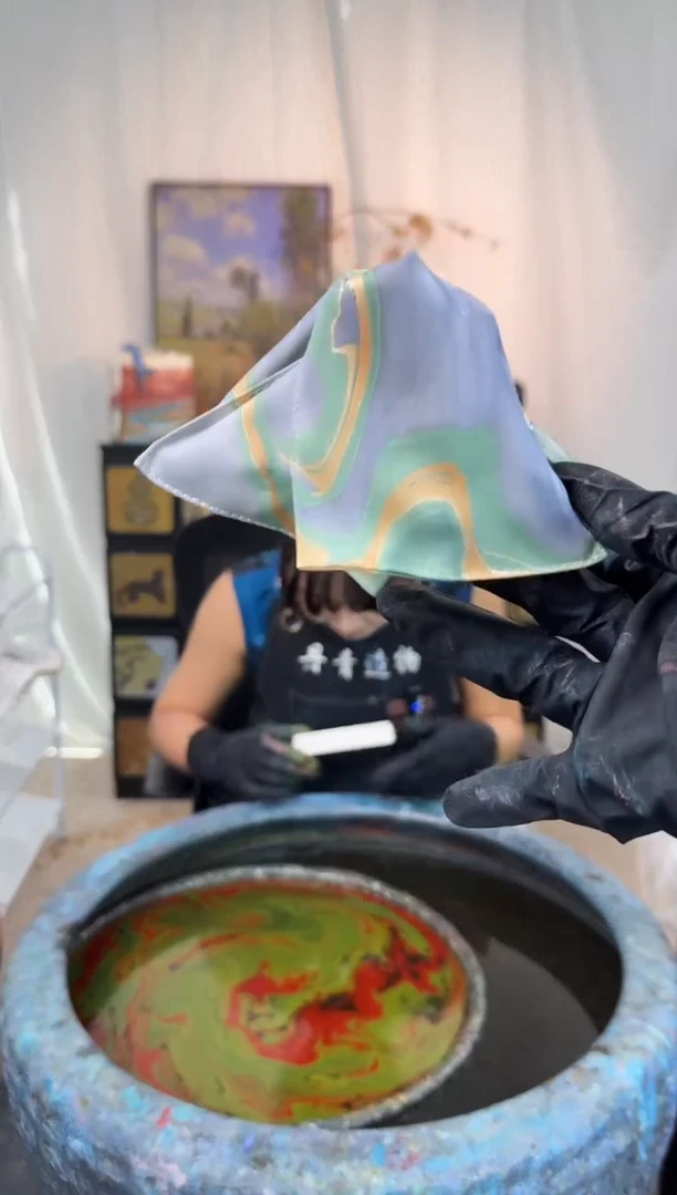 013缎面三角夹00