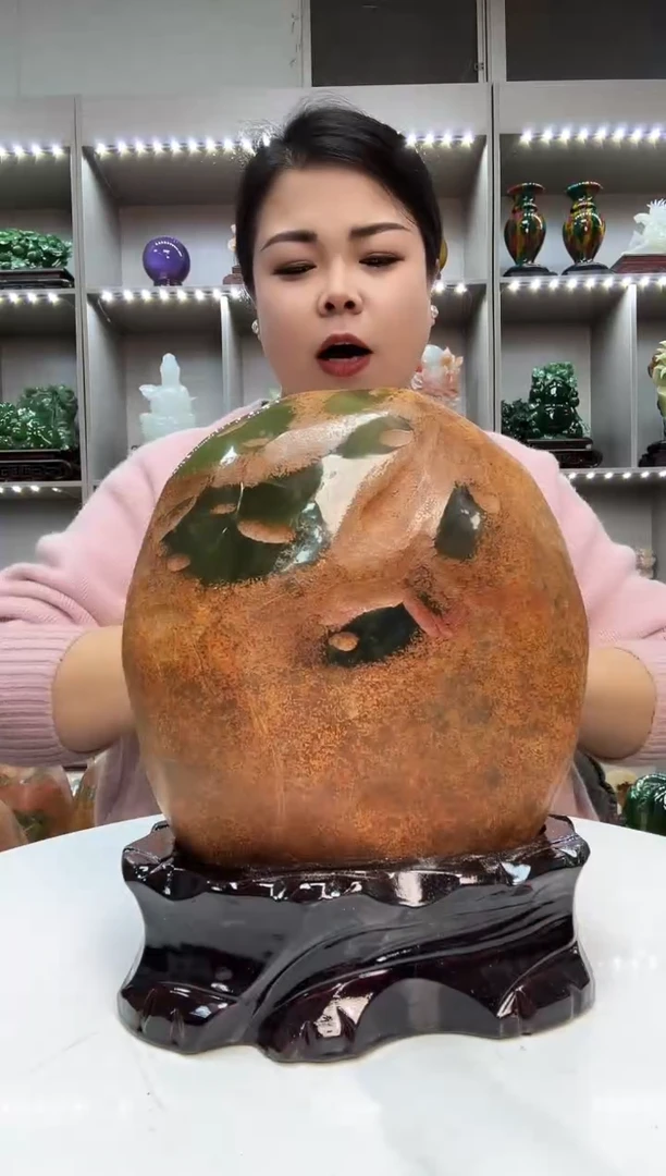 石材天然石材家居摆件办公室客厅玄关高档摆件