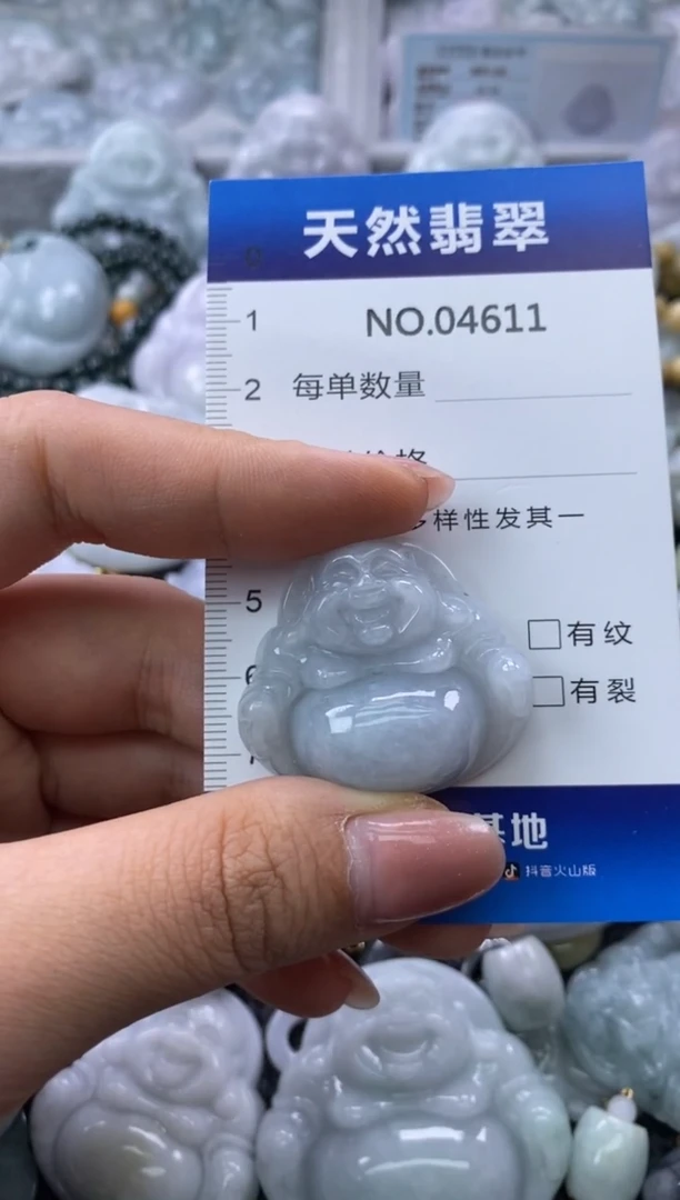 翡翠未镶嵌颈饰缅甸A货翡翠04611