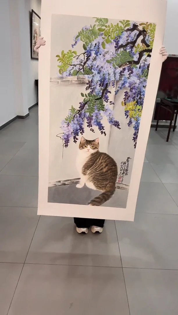 国画37送书众合郝凤先老师作品