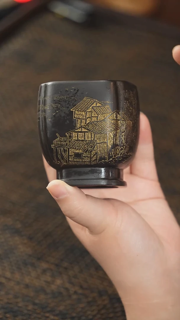 【闪购商品】紫砂茶杯非遗茶器-江南石黄