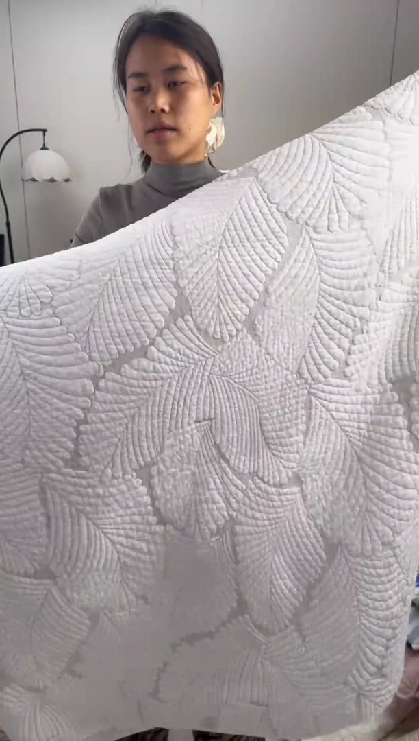 棉白色芭蕉叶230*250