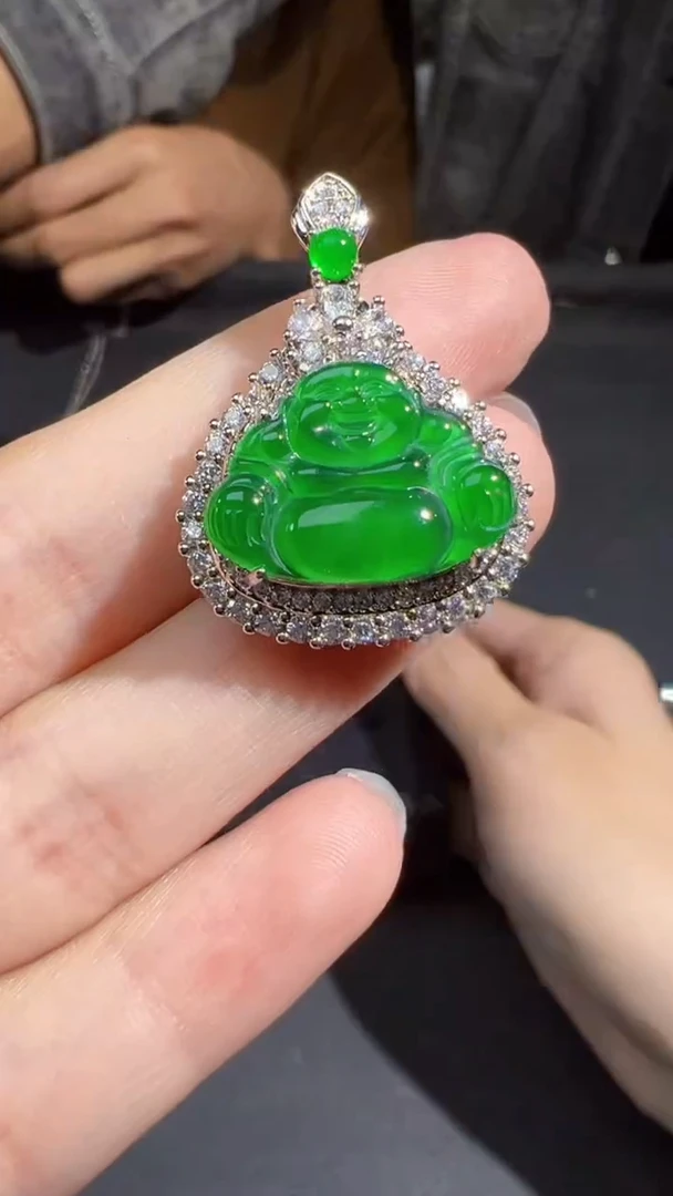 【闪购商品】定制翡翠未镶嵌佛公商品多样性发货1