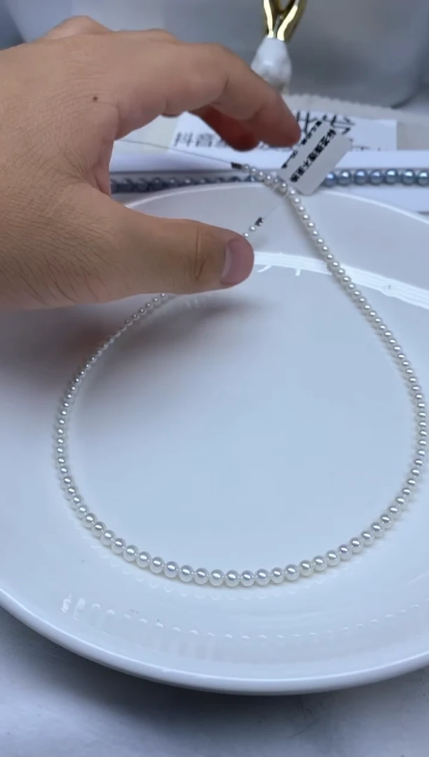 颈饰未镶嵌淡水珍珠3-4