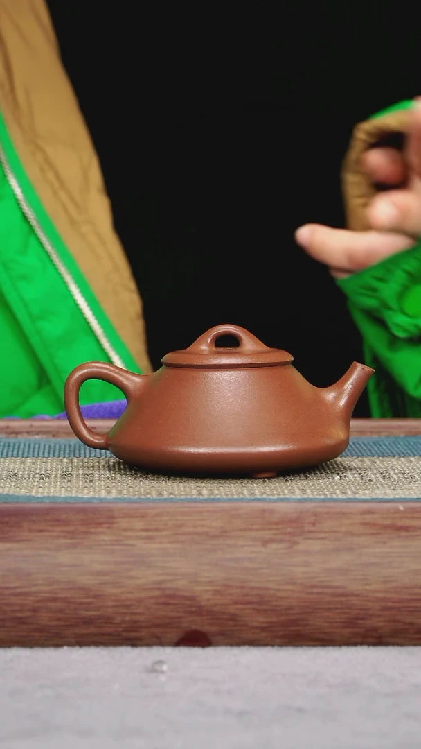 【闪购商品】紫砂茶壶紫泥 石瓢