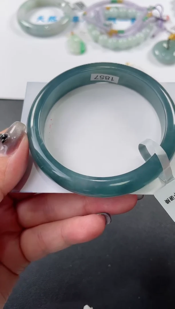 未镶嵌手镯翡翠基地发货H2772 57+