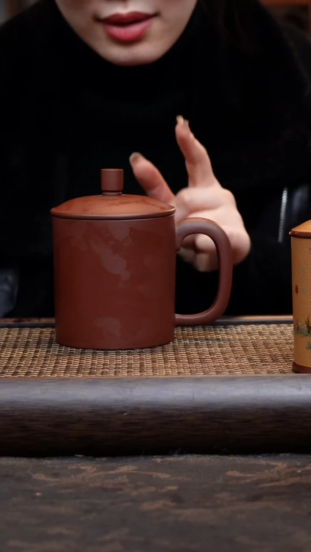 【闪购商品】紫砂茶杯底槽清直筒