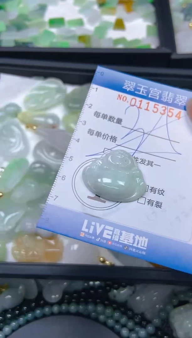 翡翠未镶嵌颈饰闪购0115354多样性发其一