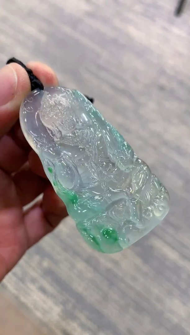 颈饰未镶嵌翡翠天然A货翡翠