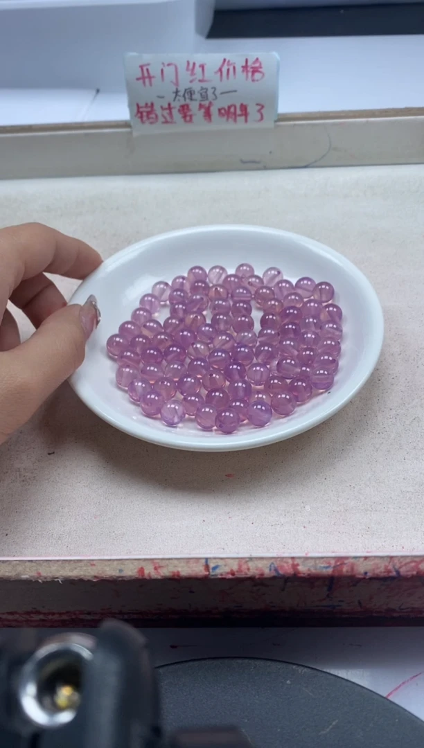 【闪购商品】红宝石颈饰未镶嵌x282粉紫宝石8mm*1颗