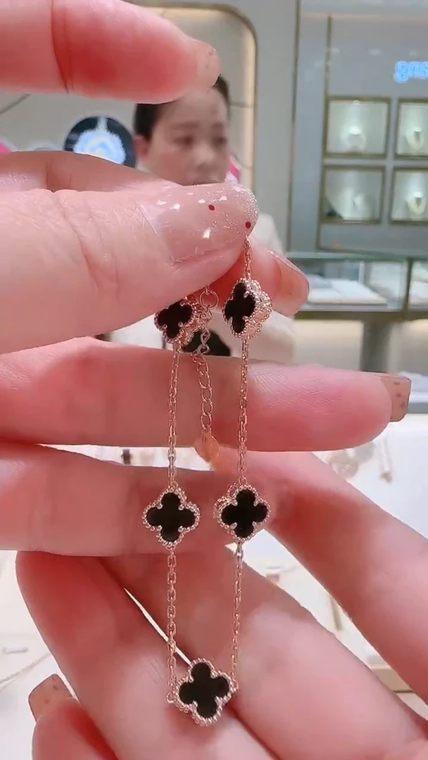 【闪购商品】玛瑙/玉髓手链18K金镶嵌手链