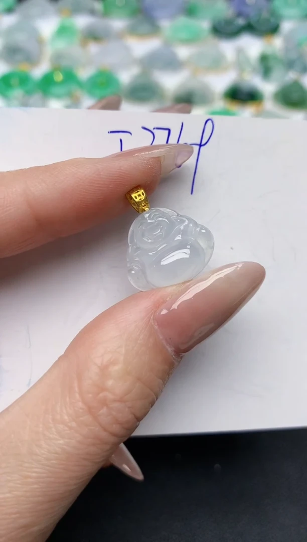 颈饰未镶嵌翡翠天然缅甸A货翡翠百元以上9元证书费自理