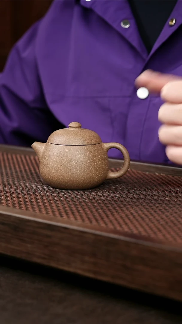 茶壶紫砂芝麻绿文旦