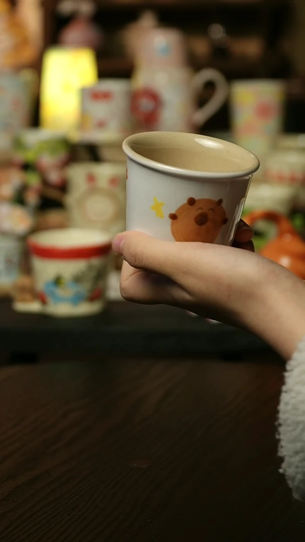 【闪购商品】杯子陶瓷景德镇高温釉下彩&W898