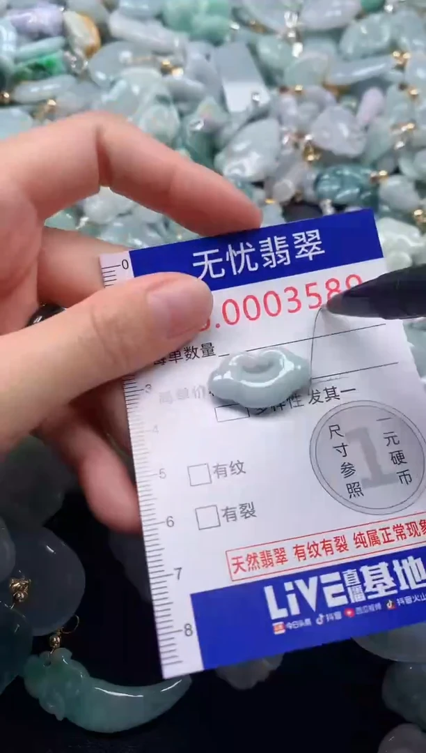 颈饰未镶嵌翡翠3589