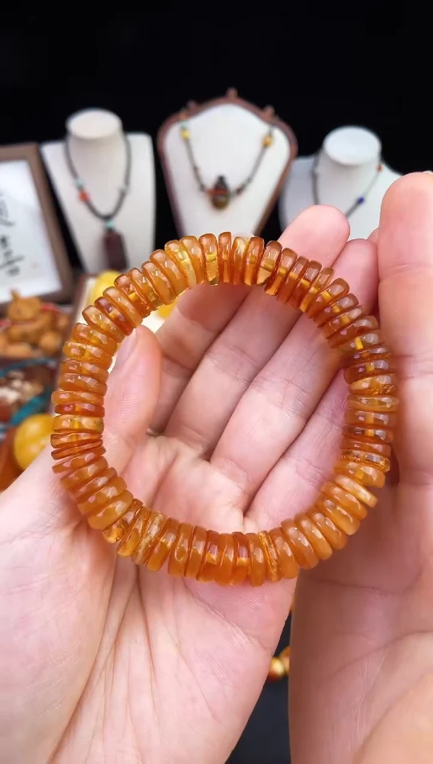 琥珀未镶嵌珠宝奇石柒月