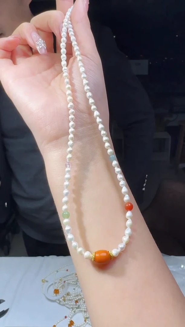 【闪购商品】淡水珍珠颈饰未镶嵌多样性发一件 346