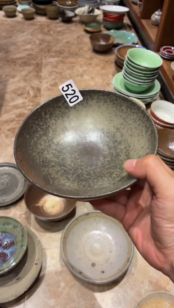 瓷片白*壮520  青灰圆口碗1个