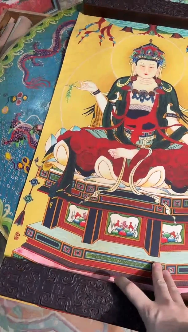 卷轴画路路的唐卡tk160