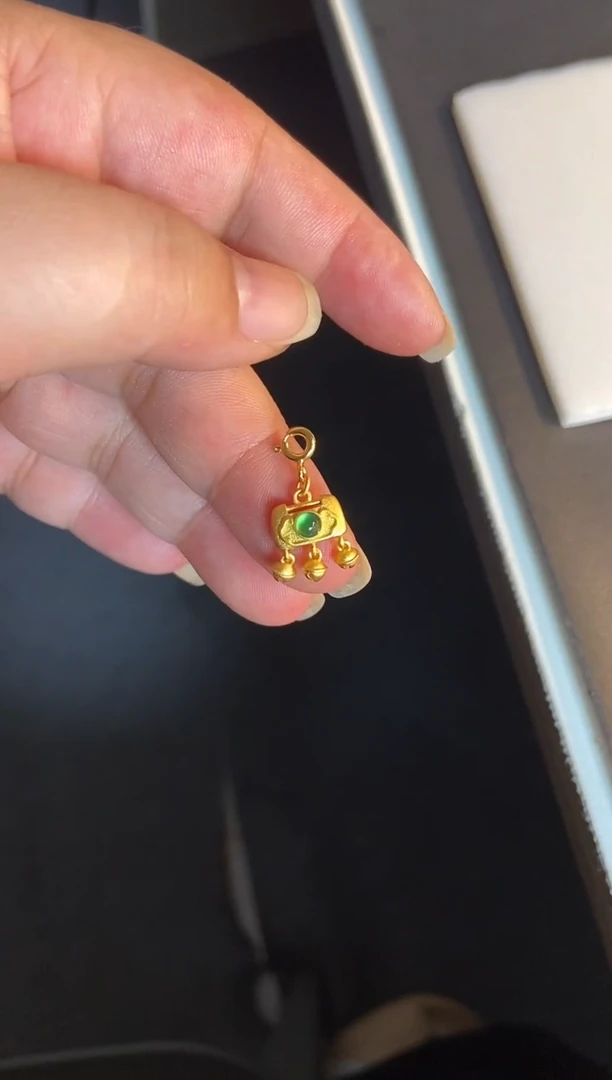 吊坠(不含链)银S925镶嵌翡翠1