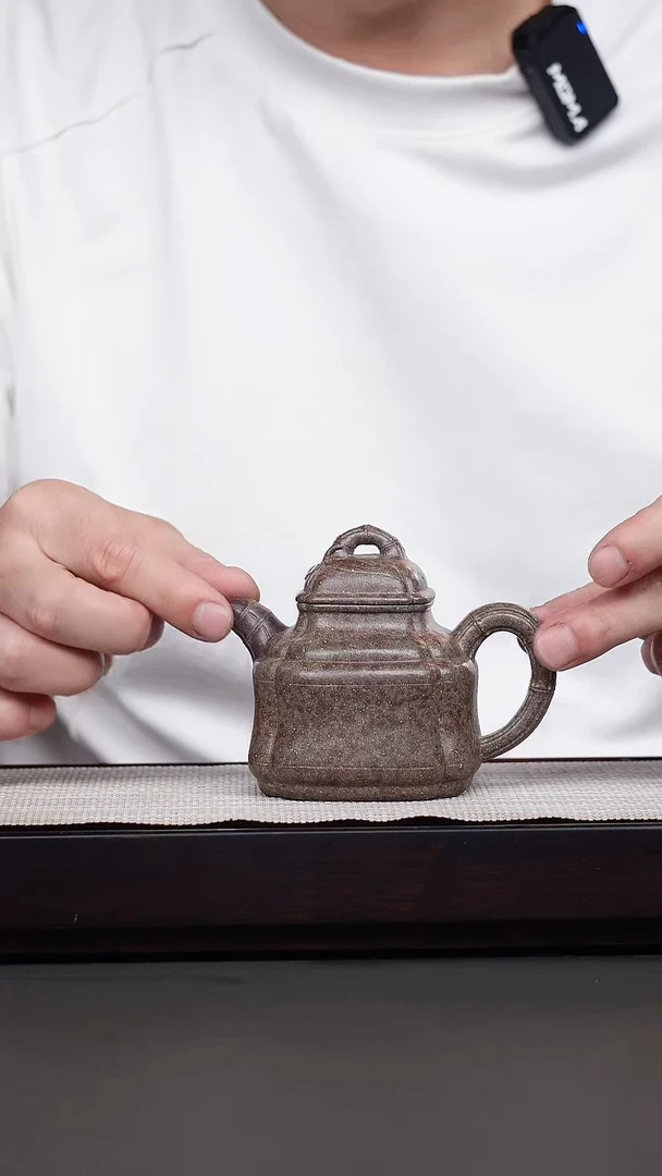 茶壶紫砂韩惠琴·柴烧四方竹鼎