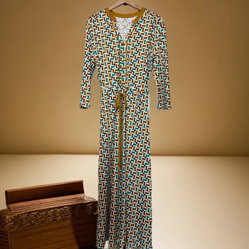 2025款针织桑蚕丝连衣裙5321-1