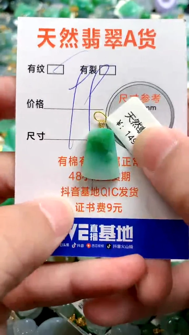 颈饰18K金镶嵌翡翠14006657