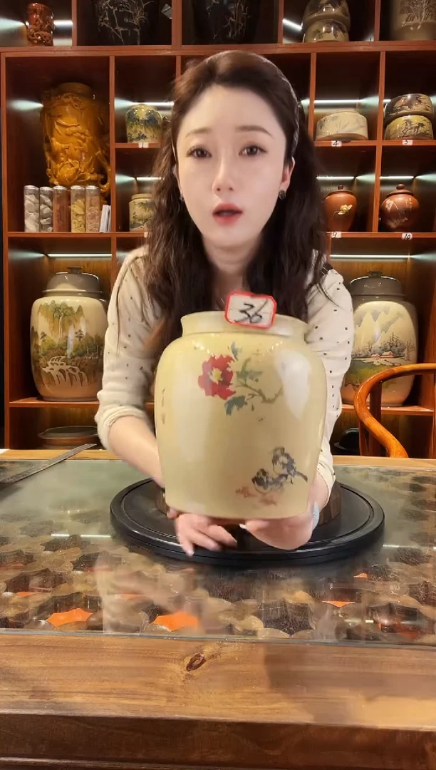罐李旭泽作品小茶罐@36
