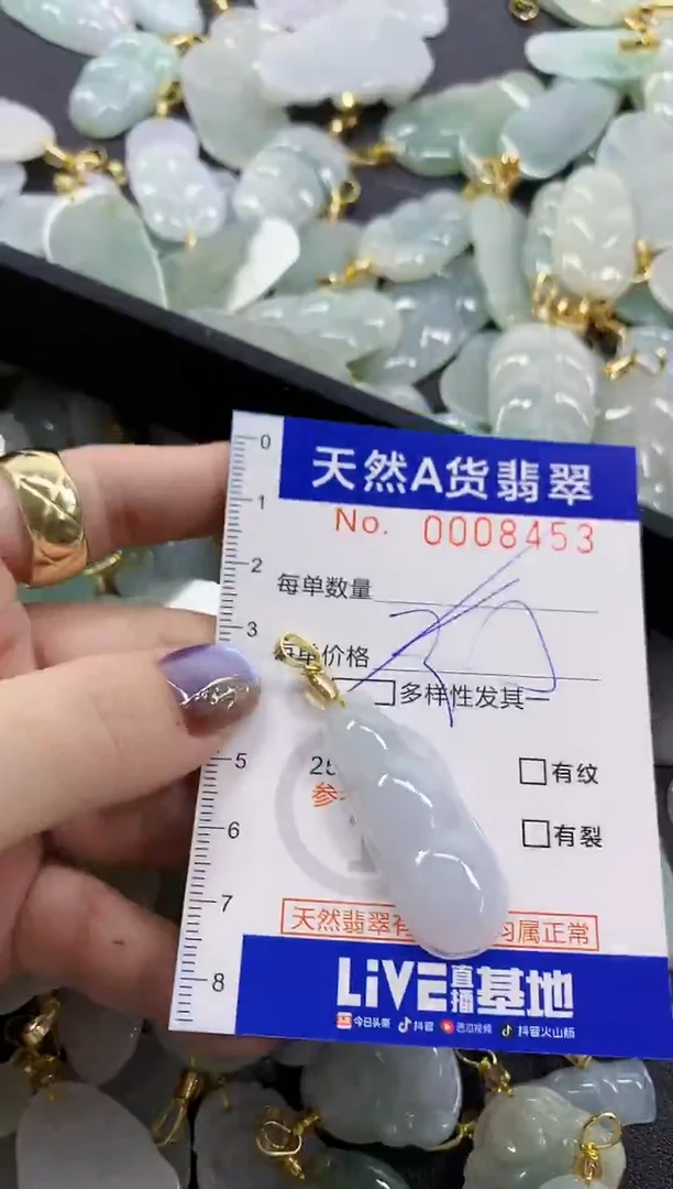 颈饰未镶嵌翡翠天然A货翡翠
