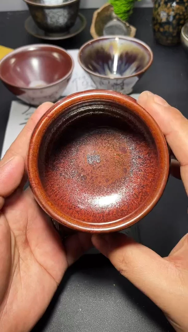 茶盏57叶紫建盏