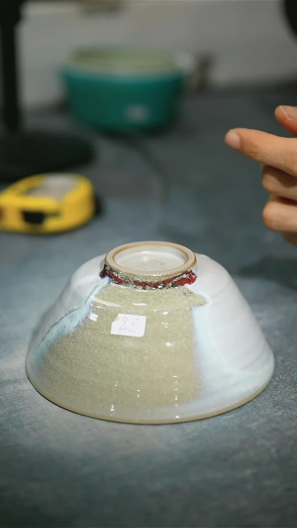 【闪购商品】碗浪鬼柴烧釉绘柴烧