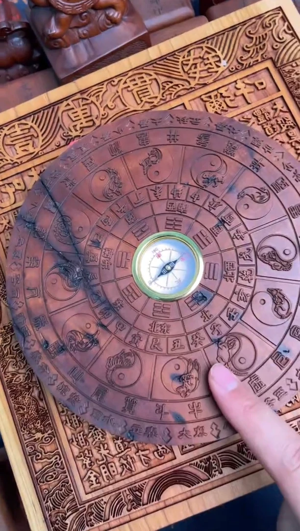 木枣木罗盘直径15雷焦