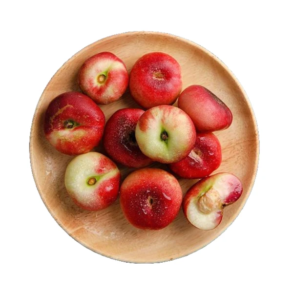 【辽选好物官推荐】纽扣油蟠桃脆甜可口纯甜 500g顺丰包邮当季新鲜水果桃子河北省