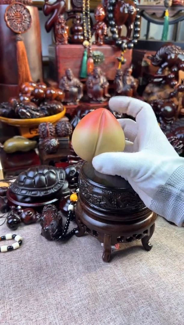 【闪购商品】紫砂茶宠紫砂桃子茶宠摆件