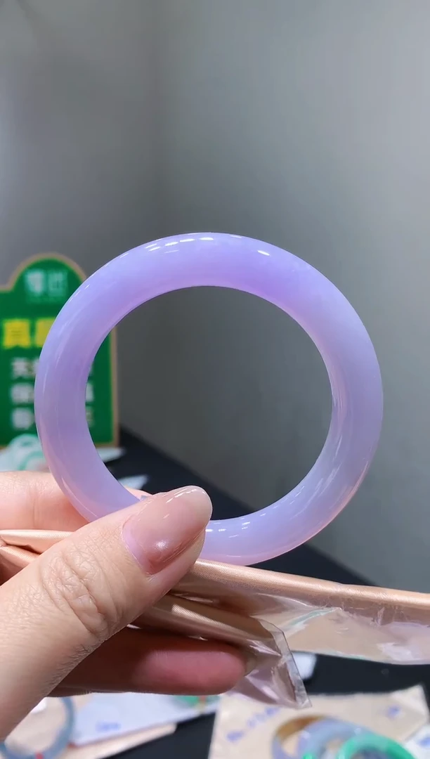 未镶嵌手镯翡翠K323天然A货缅甸翡翠55.1