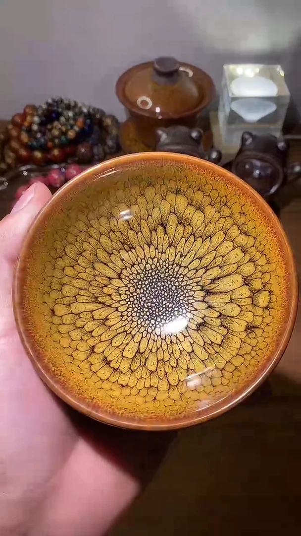 茶盏建阳建盏茶杯一只